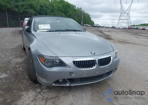 2007 BMW 650I из США, поврежденный, VIN WBAEK13567CN83841